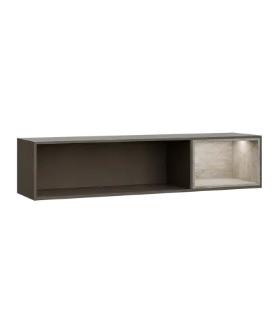 ERE H1832 P horní modul, 2-niky, 390x1800x400, pravý, metalická